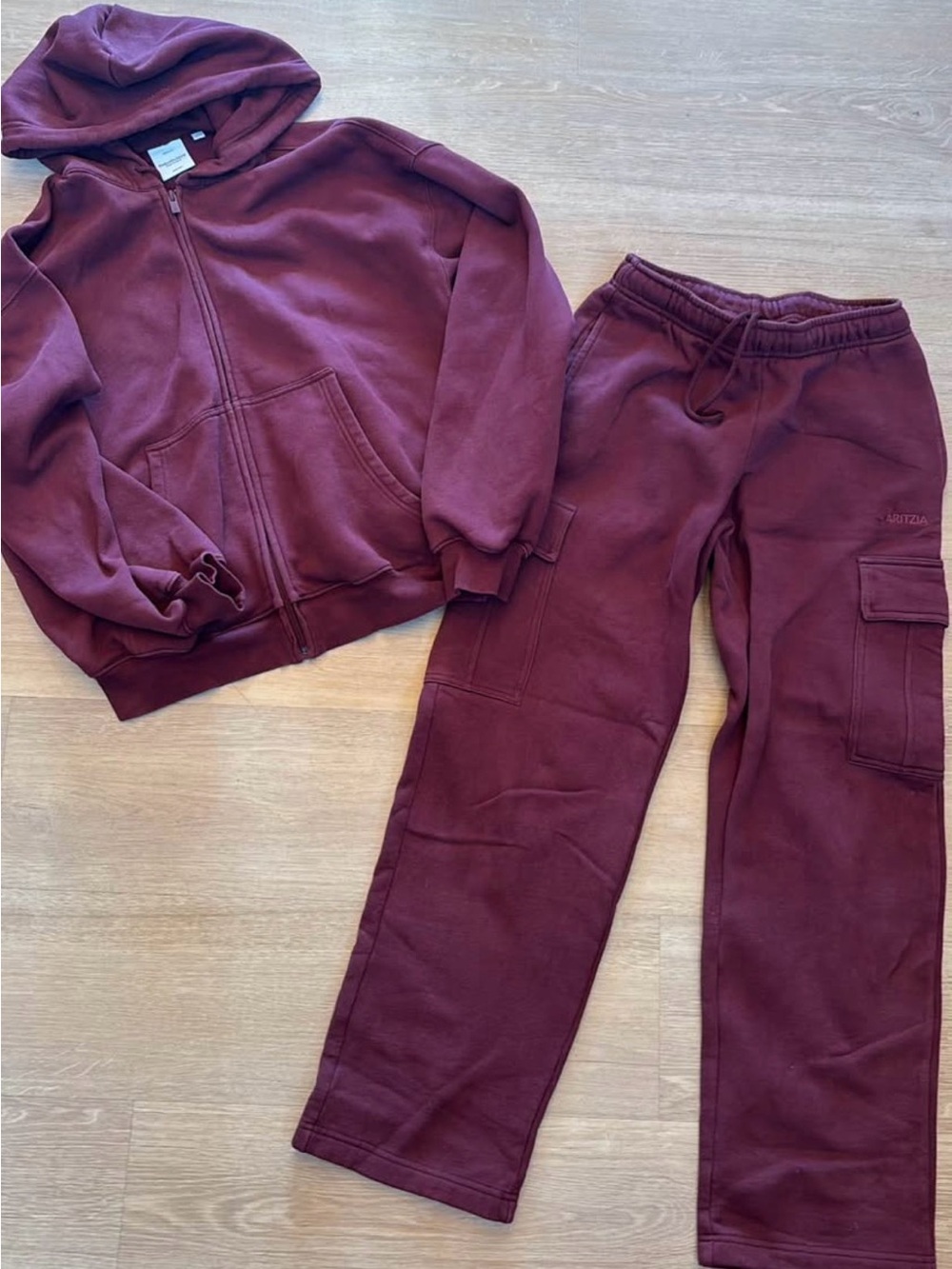 Aritzia Sweatfleece set
